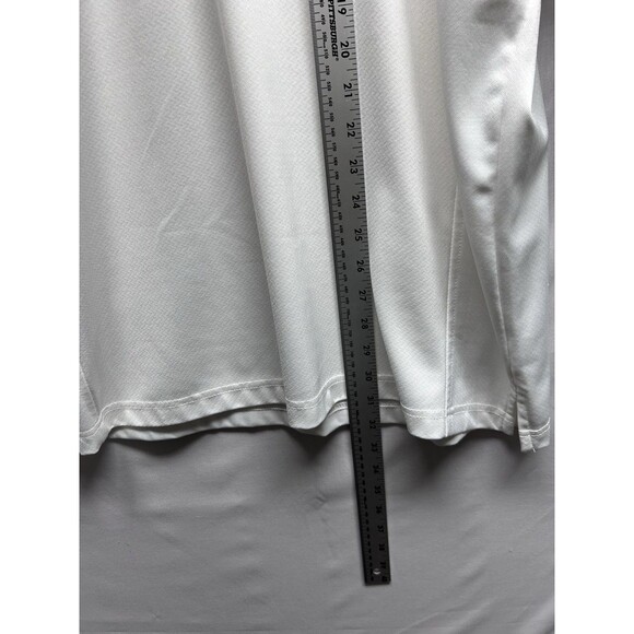 Pinehurst No.2 Putterboy Polo Shirt Men XL Solid White Performance Short Sleeve - Picture 4 of 6